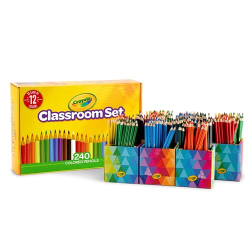 Crayola Coloured Pencils Classpack - Pack of 240