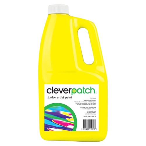 CleverPatch Junior Artist Paint - Yellow - 2 Litres