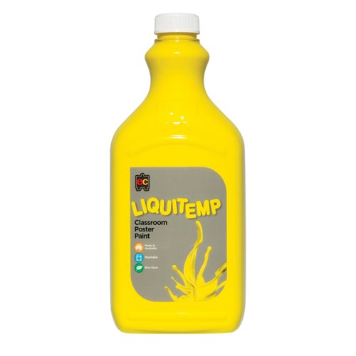 EC Liquitemp Classroom Poster Paint - Yellow - 2L