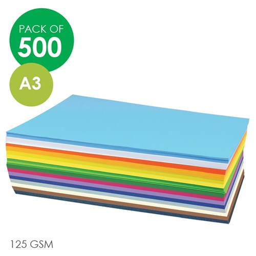 CleverPatch Cover Paper - Assorted - A3 - Pack of 500