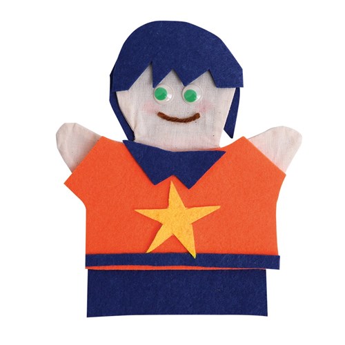 Cotton Hand Puppets - Pack of 10