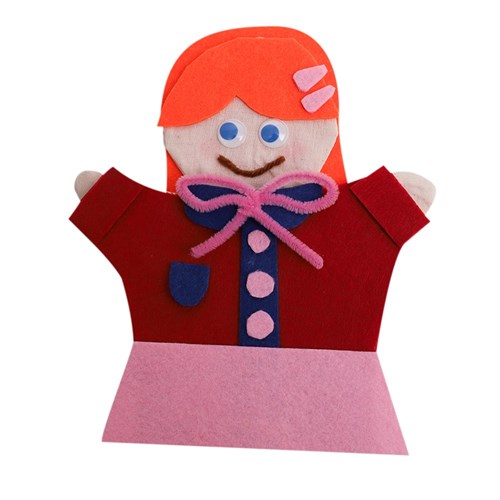 Cotton Hand Puppets - Pack of 10