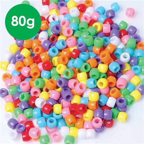 Pony Beads - 80g Tub