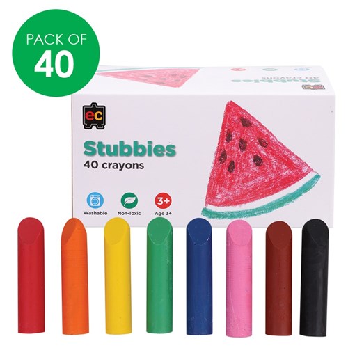 Chubby Crayons - Pack of 40