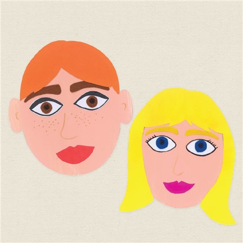 Paper Faces - White - Pack of 24