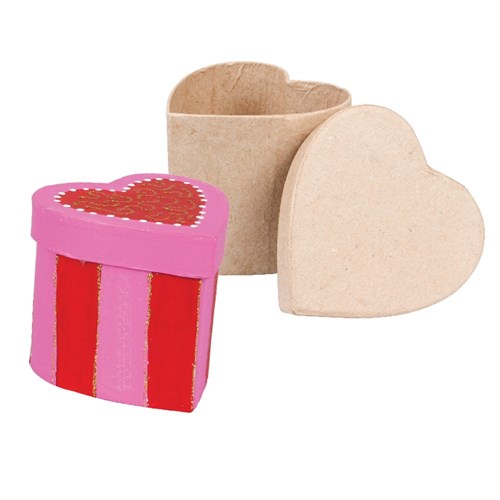 Papier Mache Box - Heart