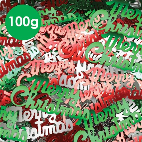 Merry Christmas Sequins - 100g Pack