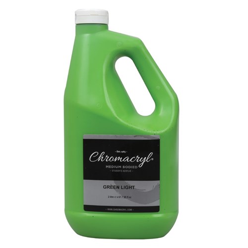 Chromacryl Student Acrylic Paint - Green Light - 2L