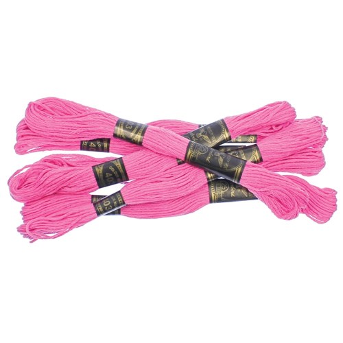 Embroidery Thread - Pink - Pack of 6