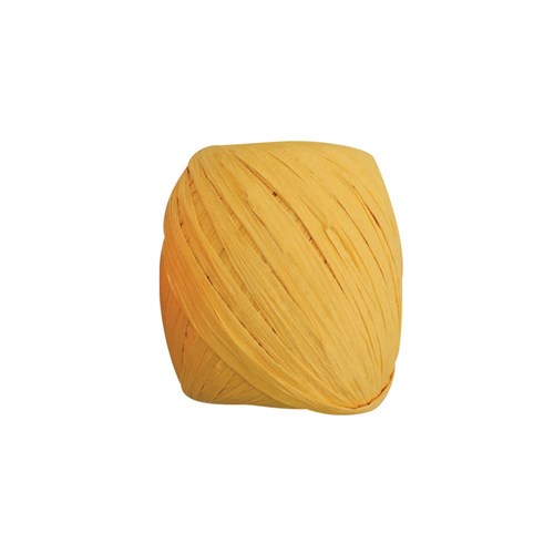 Paper Raffia - Yellow - 50 Metres