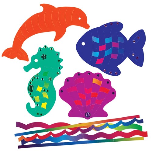 Sealife Weaving Mats - Pack of 24