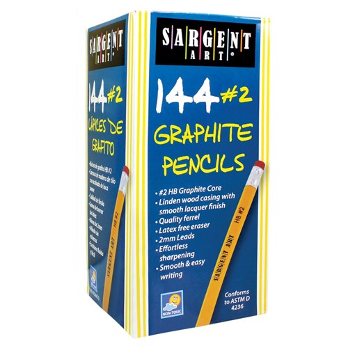 Sargent Art HB Graphite Pencils Classpack - Pack of 144