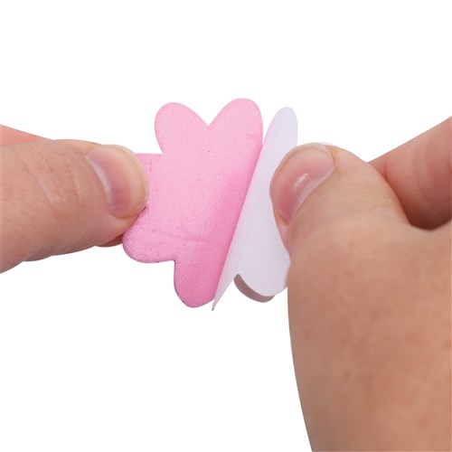 Foam Flower Stickers - Pack of 300