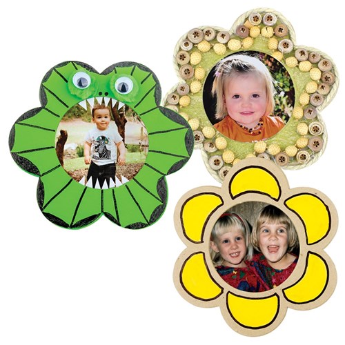 Papier Mache Flower Frame