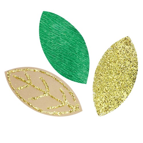 Cardboard Leaves - Brown - Pack of 20