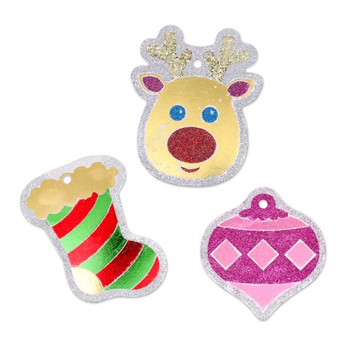Christmas Sticky Art Shapes - Pack of 20