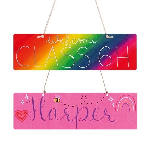 Wooden Plaques - Pack of 10