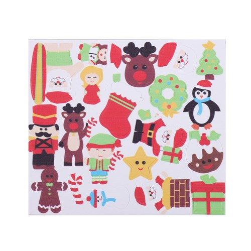 Foam Assorted Christmas Stickers - Pack of 120