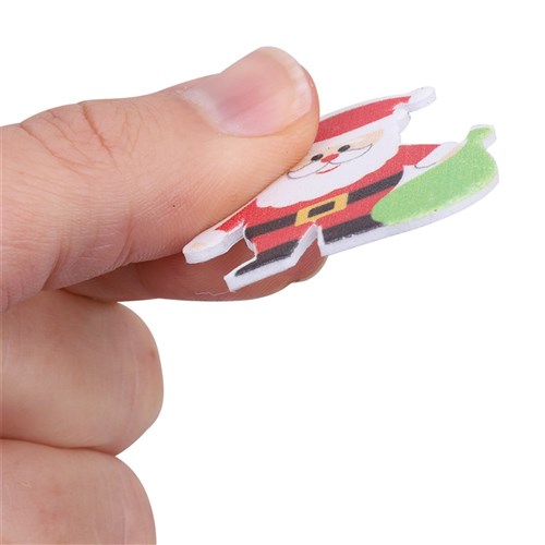 Foam Santa Stickers - Pack of 112