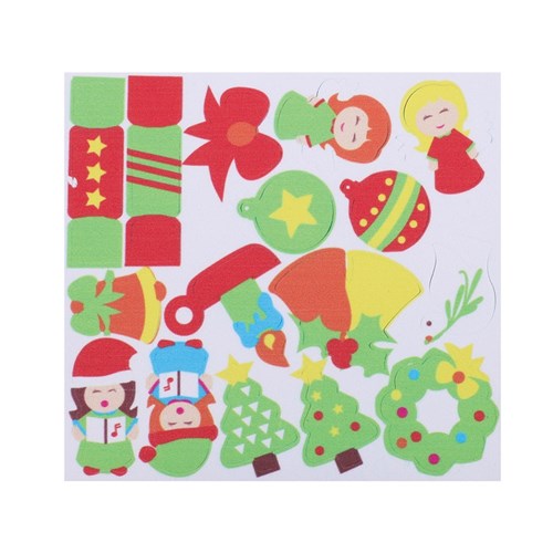Foam Traditional Christmas Stickers - Pack of 112