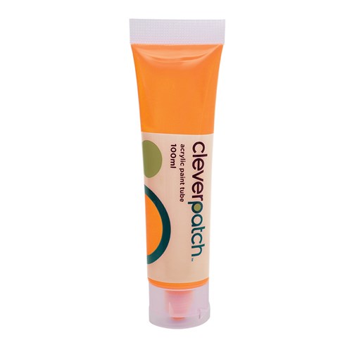 CleverPatch Acrylic Paint Tube - Orange - 100ml