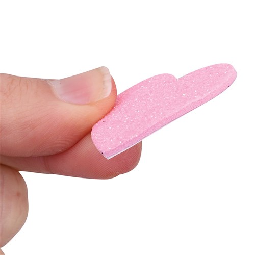 Foam Glitter Heart Stickers - Pack of 120