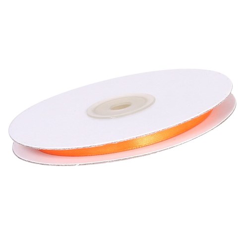 Satin Ribbon - Orange - 25 Metres