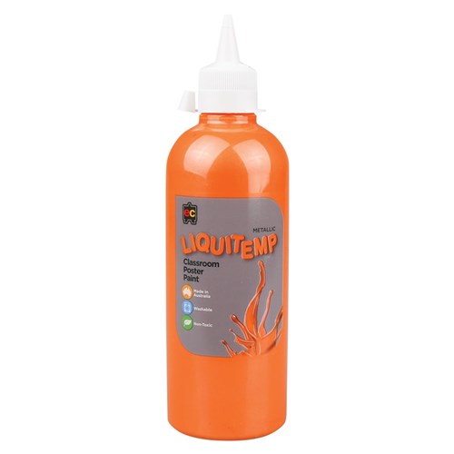 EC Liquitemp Metallic Paint - Orange - 500ml