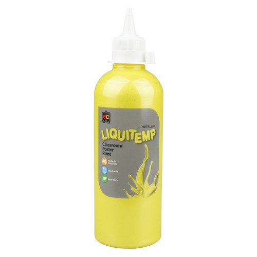 EC Liquitemp Metallic Paint - Yellow - 500ml
