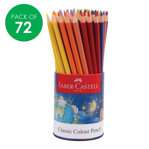 Faber-Castell Classic Colour Pencils - Pack of 72