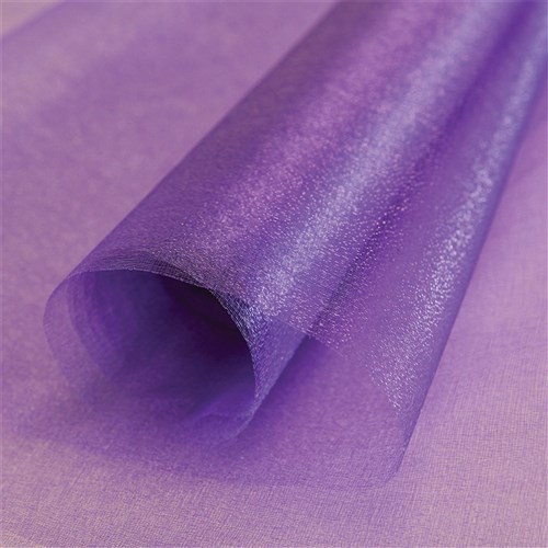 Organza Roll - Purple - 70 Metres