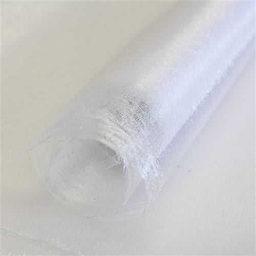 Organza Roll - White - 70 Metres
