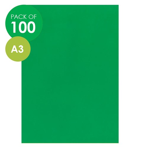CleverPatch Cardboard - Green - A3 - Pack of 100