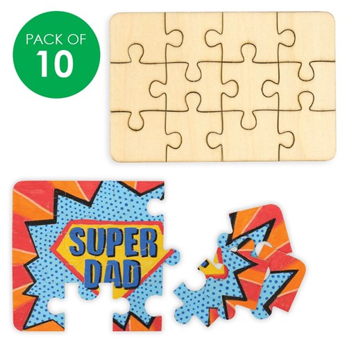 Wooden Jigdraws - Pack of 10