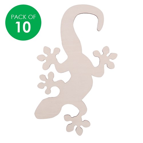 Wooden Lizard Door Hangers - Pack of 10