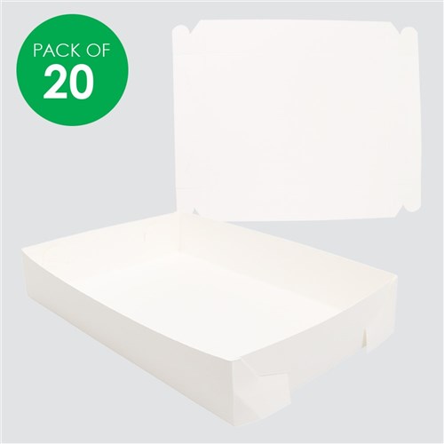 Sticky Art Trays - Cardboard - Pack of 20