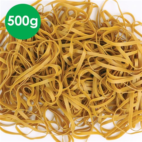 Rubber Bands - Size 68 - 500g Pack