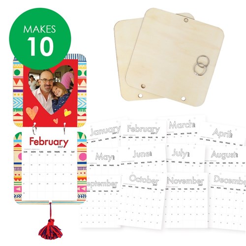 Wooden Hanging Calendars Bumper Pack