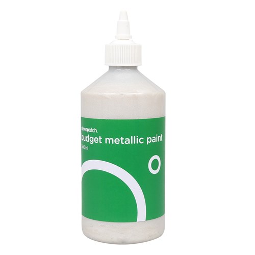 CleverPatch Budget Metallic Paint - White - 500ml