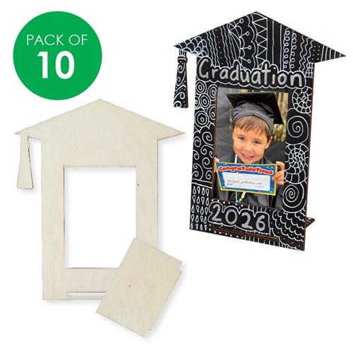Wooden Graduation Frames - Pack of 10