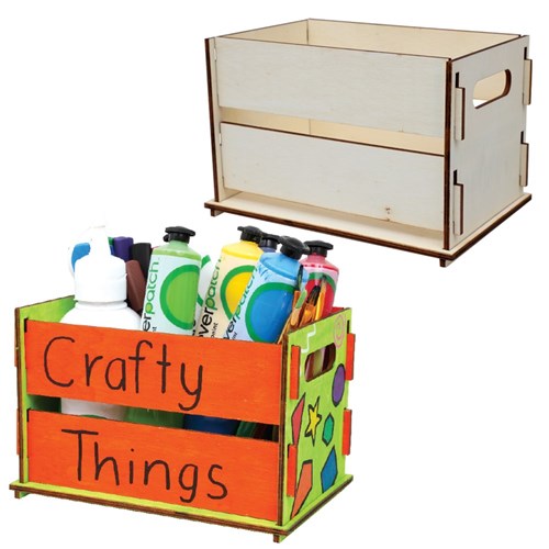 3D Wooden Crate
