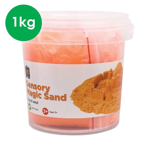EC Sensory Magic Sand - Orange - 1kg Tub