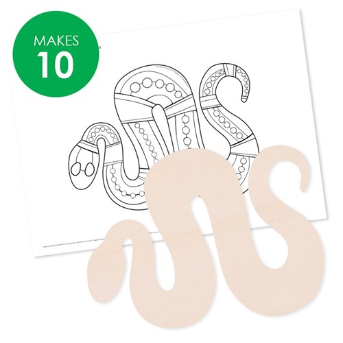 Wooden Snakes & Indigenous Templates Kit