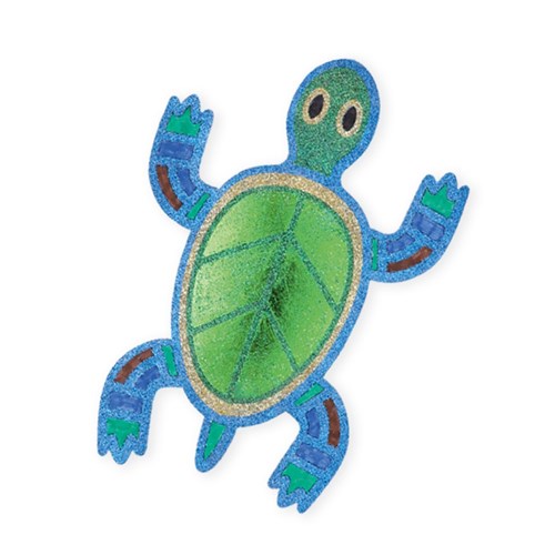 Indigenous Designed Australian Animal Sticky Art Shapes - Pack of 20
