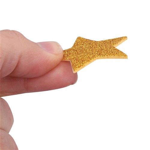 Foam Glitter Star Stickers - Gold & Silver - Pack of 168