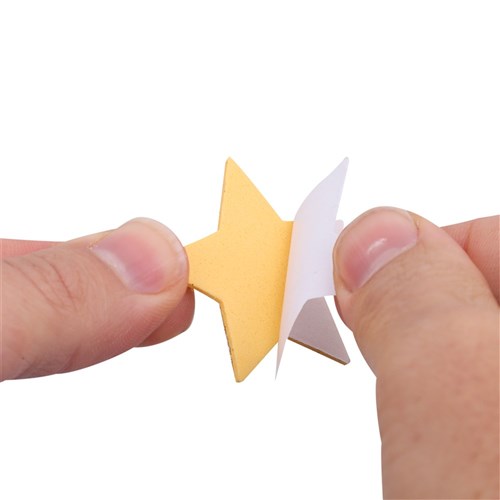 Foam Glitter Star Stickers - Gold & Silver - Pack of 168