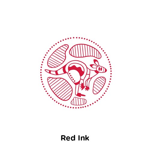 CleverStamp - Kangaroo Indigenous Design