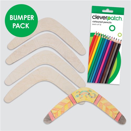 Indigenous Designed Boomerangs Colouring Bumper Pack