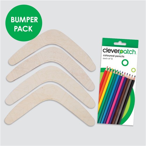 Indigenous Designed Boomerangs Colouring Bumper Pack