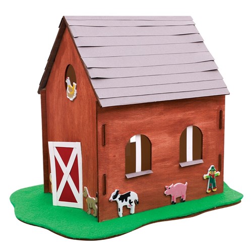3D Wooden House - Each